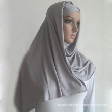Solide islamische muslimische Trikot Hijab lange aus 100% Viskose